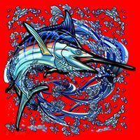 Blue Marlin Santa Hat thumb 1