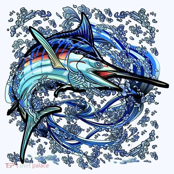 Blue Marlin Doggie Tank