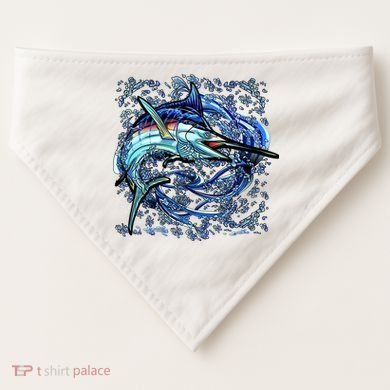 Blue Marlin USA-Made Doggie Bandana