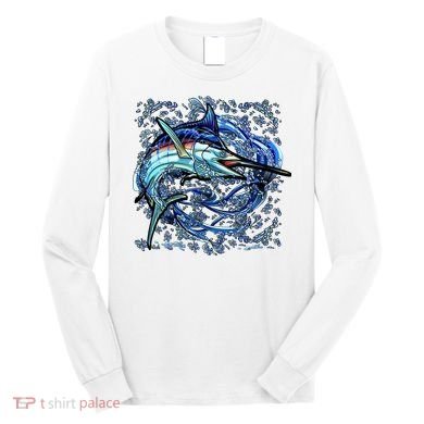 Blue Marlin Long Sleeve Shirt
