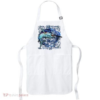 Blue Marlin Apron