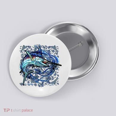 Blue Marlin Button