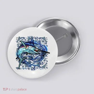 Blue Marlin Button