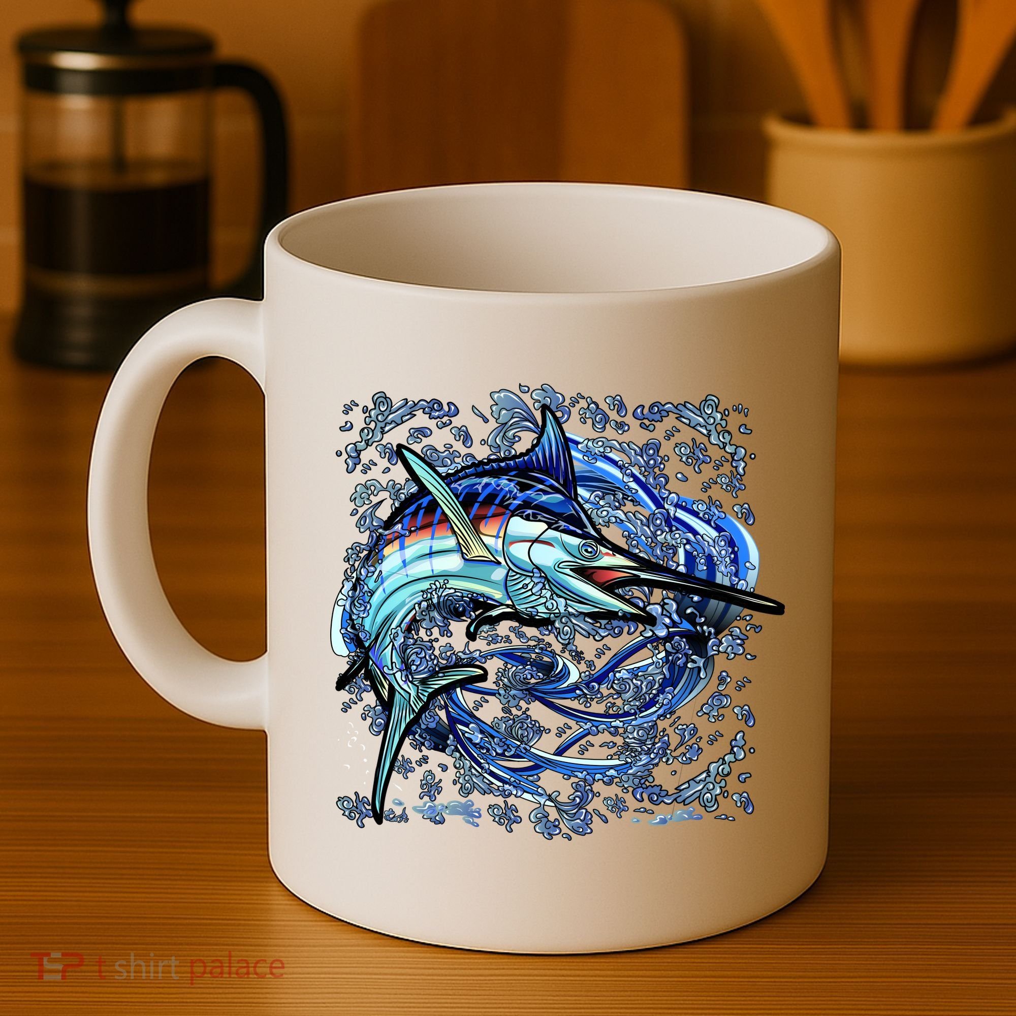 Blue Marlin Coffee Mug
