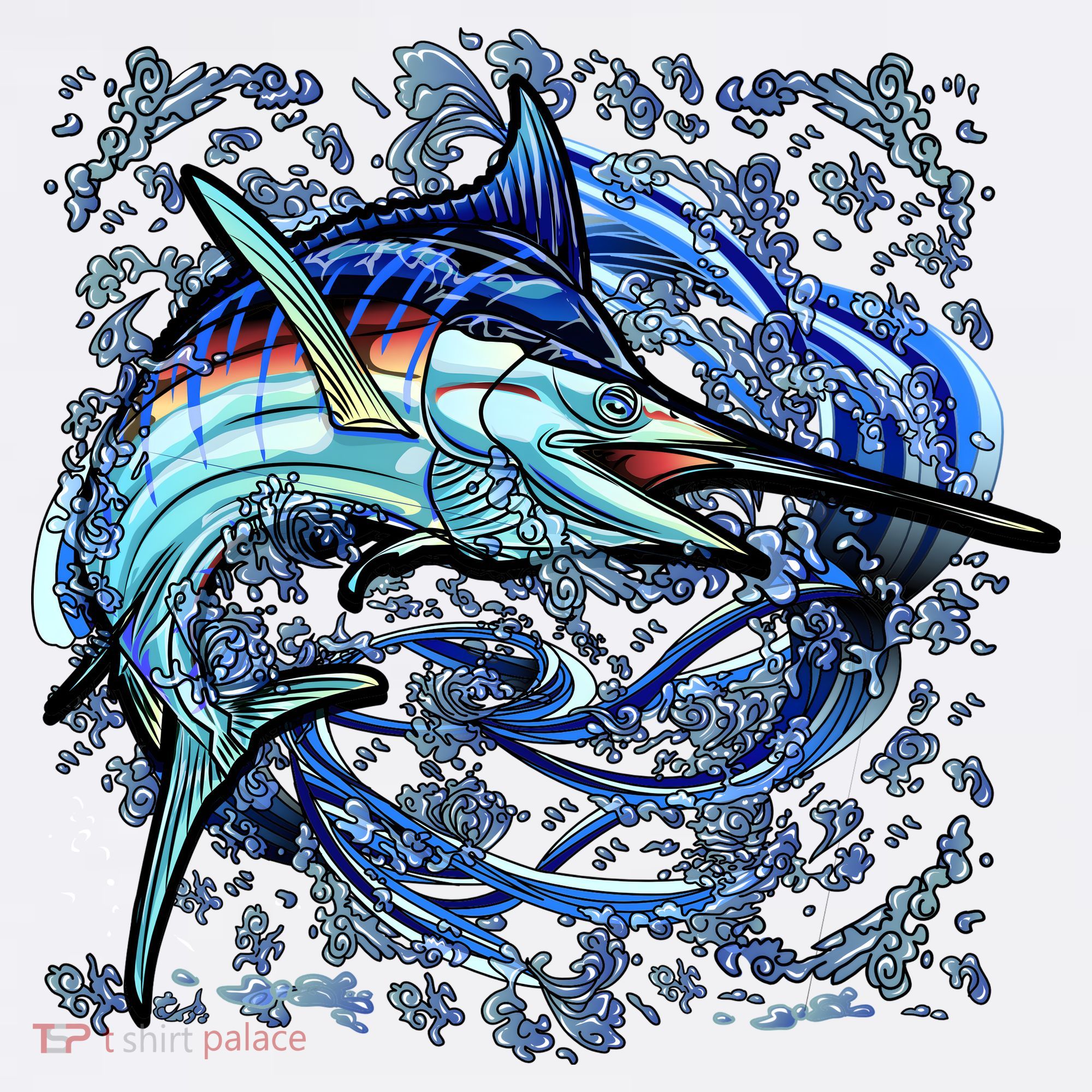 Blue Marlin Mousepad