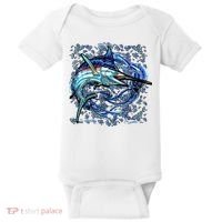 Blue Marlin Baby Bodysuit thumb 0