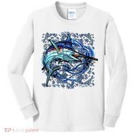 Blue Marlin Kids Long Sleeve Shirt thumb 0