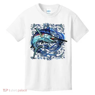 Blue Marlin Kids T-Shirt