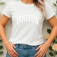 Boston Massachusetts Women's T-Shirt thumb 2