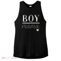 Boy Mama Ladies PosiCharge Tri-Blend Wicking Tank thumb 0