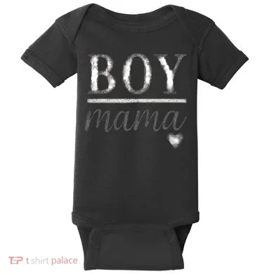 Boy Mama Baby Bodysuit