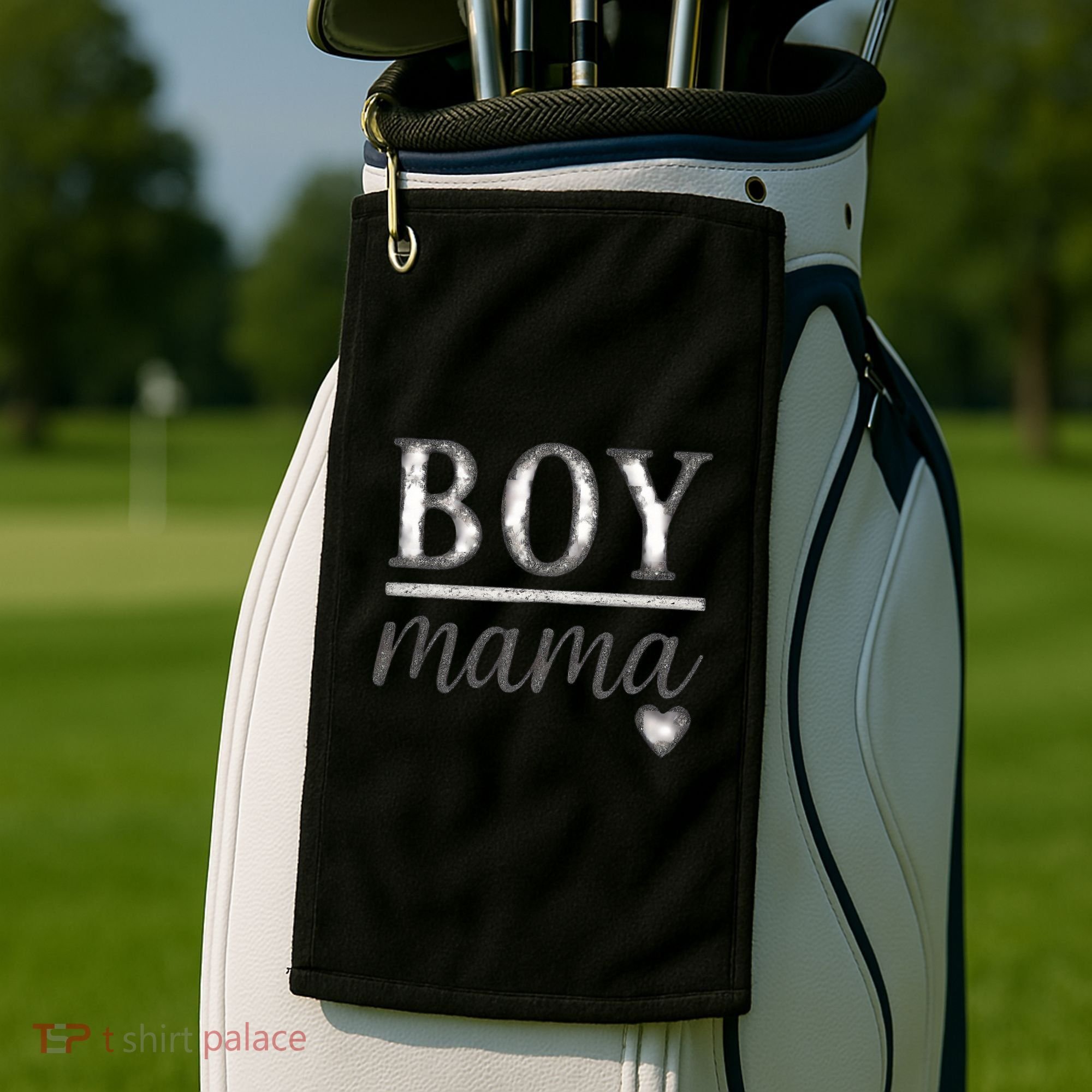 Boy Mama Golf Towel