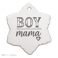 Boy Mama Ceramic Ornament thumb 0