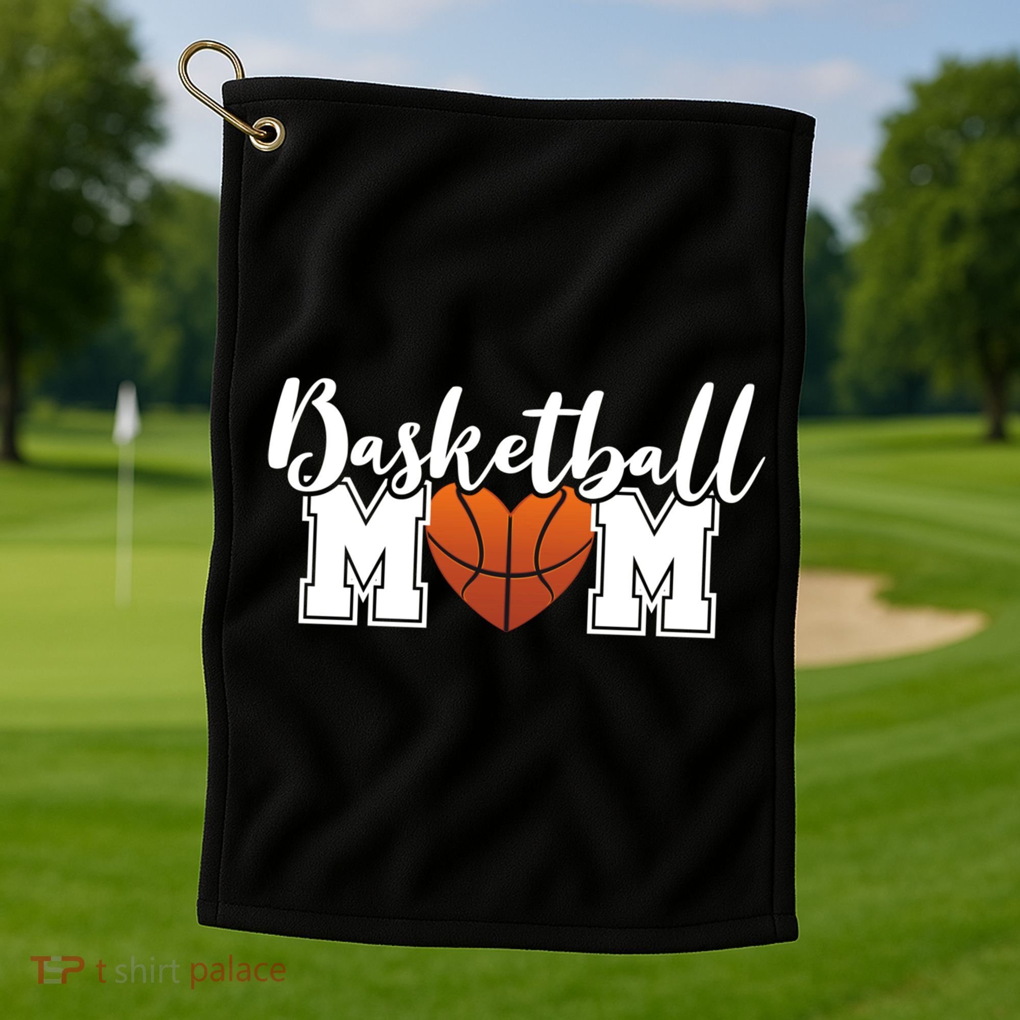 Basketball Mom Cool Gift Golf Towel