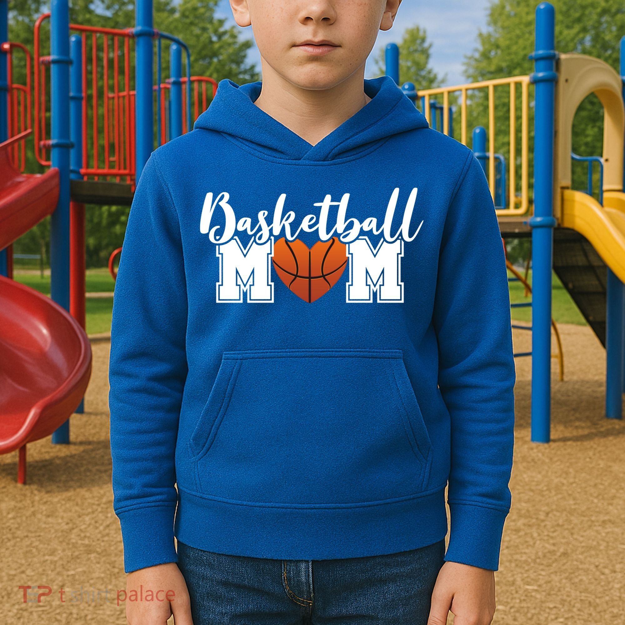 Basketball Mom Cool Gift Kids Hoodie