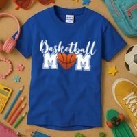 Basketball Mom Cool Gift Kids T-Shirt thumb 3