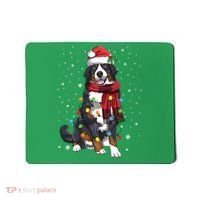 Bernese Mountain Christmas Tree Lights Dog Lover Xmas Mousepad thumb 0