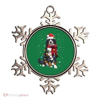 Bernese Mountain Christmas Tree Lights Dog Lover Xmas Ornament