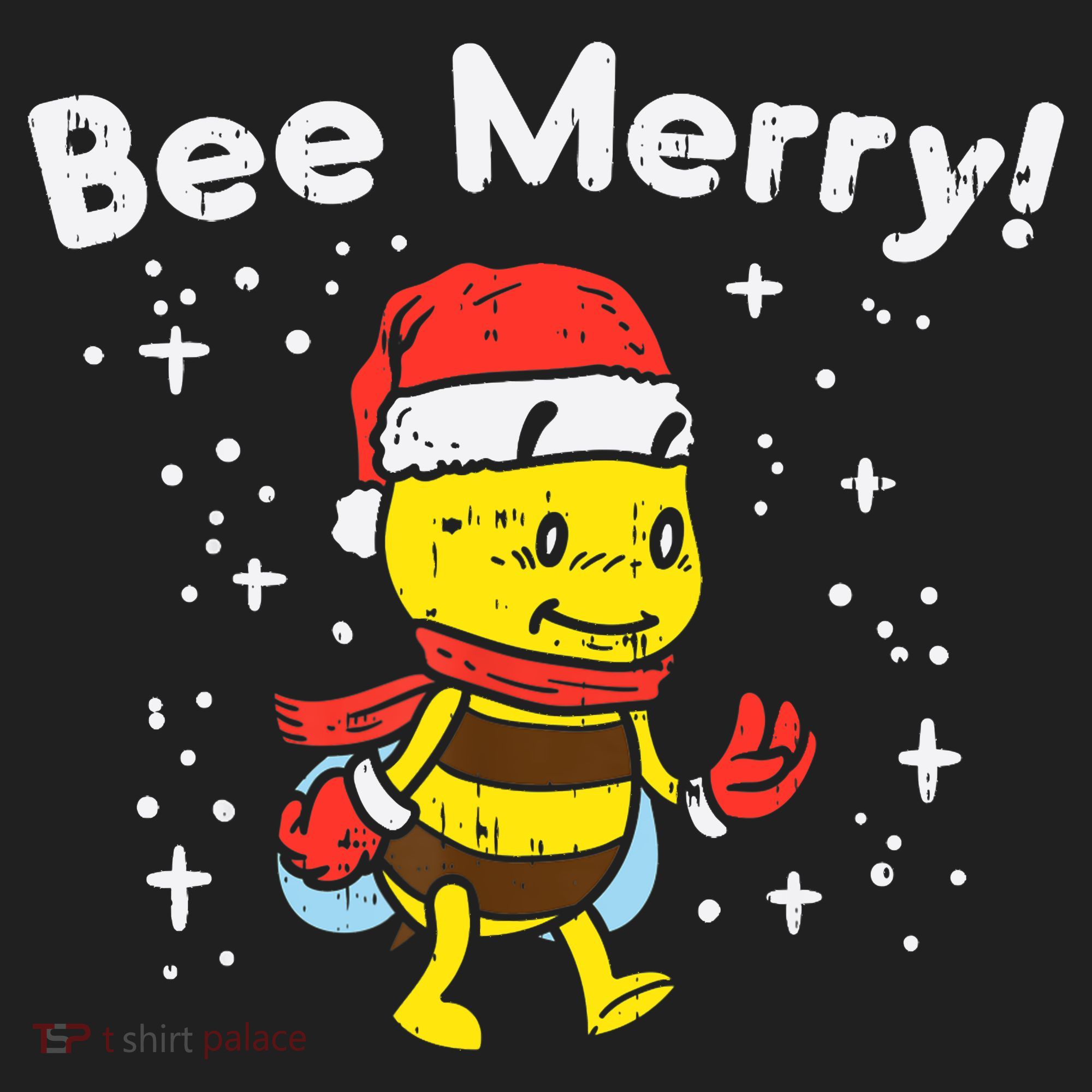 Bee Merry Cute Christmas Winter Holidays Pajama Pun Tumbler