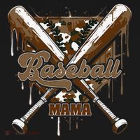 Baseball Mama Camo Baseball Home Plate Ice Cream Drip Mom Women's Hoodie thumb 2
