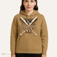 Baseball Mama Camo Baseball Home Plate Ice Cream Drip Mom Hoodie thumb 5