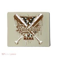 Baseball Mama Camo Baseball Home Plate Ice Cream Drip Mom Mousepad thumb 0