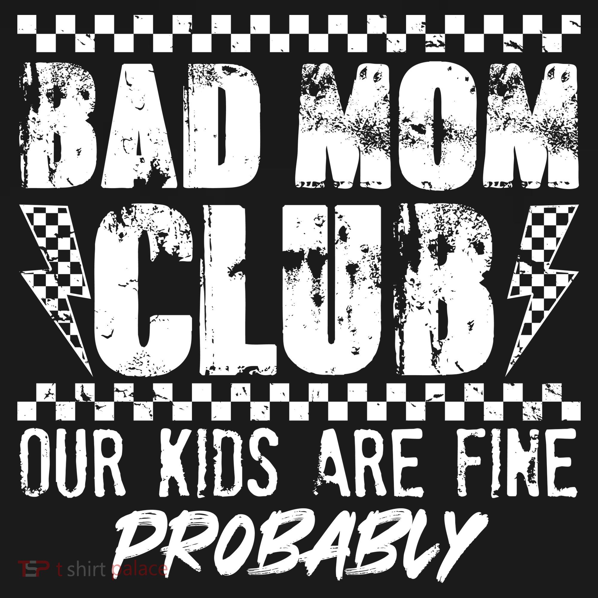 Bad Mom Club Our Kids Are Fine Probably Women's Hoodie