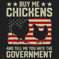 Buy Me Chickens And Tell Me You Hate The Government Beanie thumb 2