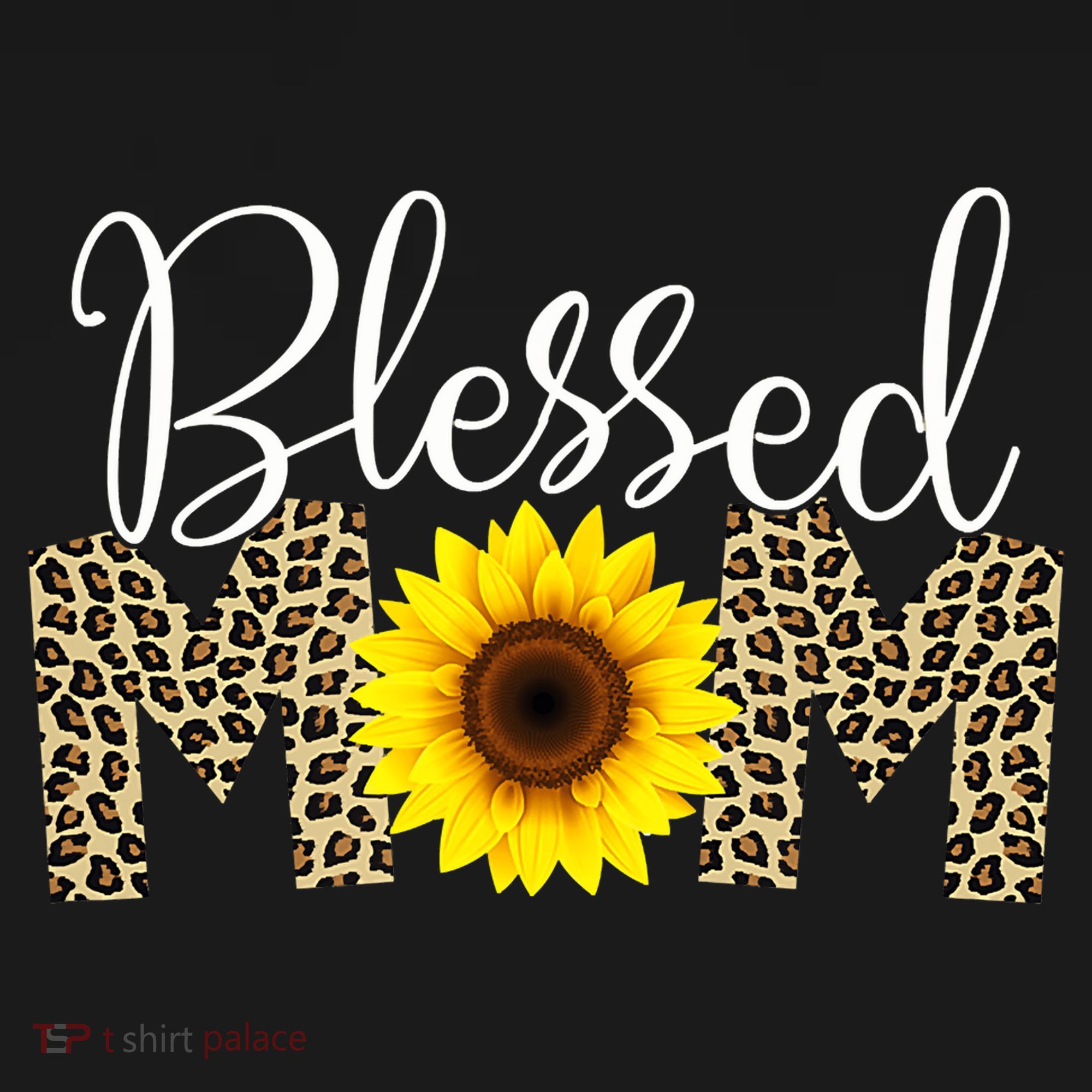 Blessed Mom Cheetah Sunflower Ornament