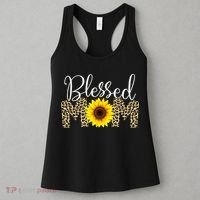 Blessed Mom Cheetah Sunflower Women's Tank Top thumb 3
