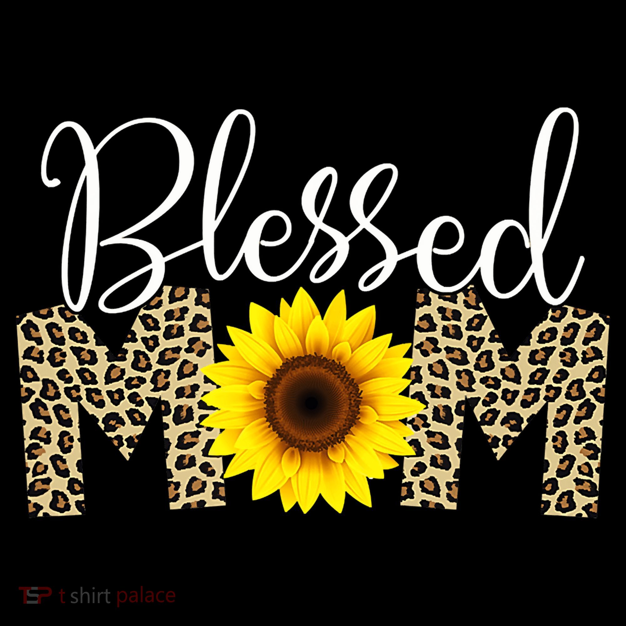 Blessed Mom Cheetah Sunflower Women's Tank Top