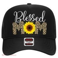 Blessed Mom Cheetah Sunflower Hat thumb 0