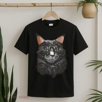 British Maine Coon Cat Portrait T-Shirt thumb 2