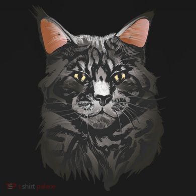 British Maine Coon Cat Portrait Tall Hoodie