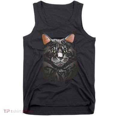 British Maine Coon Cat Portrait Tank Top