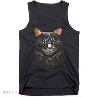 British Maine Coon Cat Portrait Tank Top thumb 0