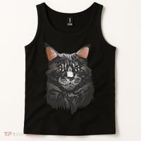 British Maine Coon Cat Portrait Tank Top thumb 2