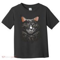 British Maine Coon Cat Portrait Toddler T-Shirt thumb 0