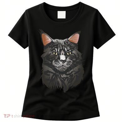 British Maine Coon Cat Portrait Women's T-Shirt