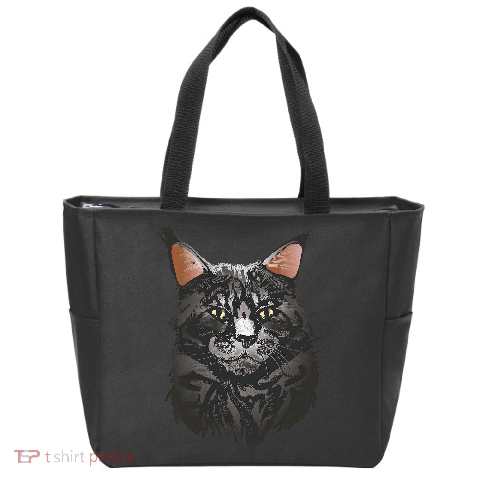 British Maine Coon Cat Portrait Tote Bag