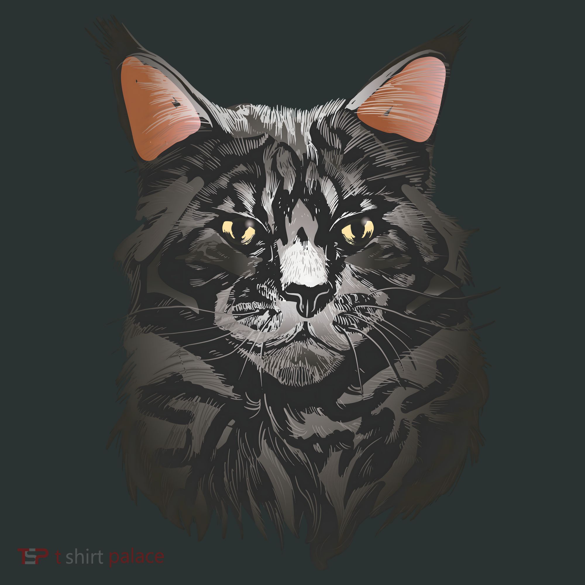 British Maine Coon Cat Portrait Infant Baby Jersey Bodysuit