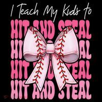 Baseball Mom Coquette Bow I Teach My To Hit And Steal Coffee Mug thumb 5
