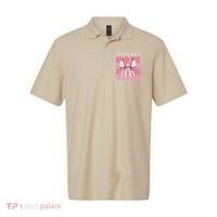Baseball Mom Coquette Bow I Teach My To Hit And Steal Polo thumb 0
