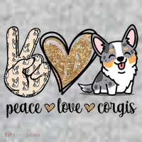 Blue Merle Corgi Gift The Baniff Cuffed Pom Beanie thumb 2