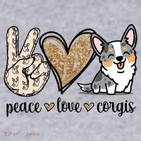 Blue Merle Corgi Gift Women's Sweatshirt thumb 2