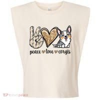 Blue Merle Corgi Gift Garment-Dyed Women's Muscle Tee thumb 0