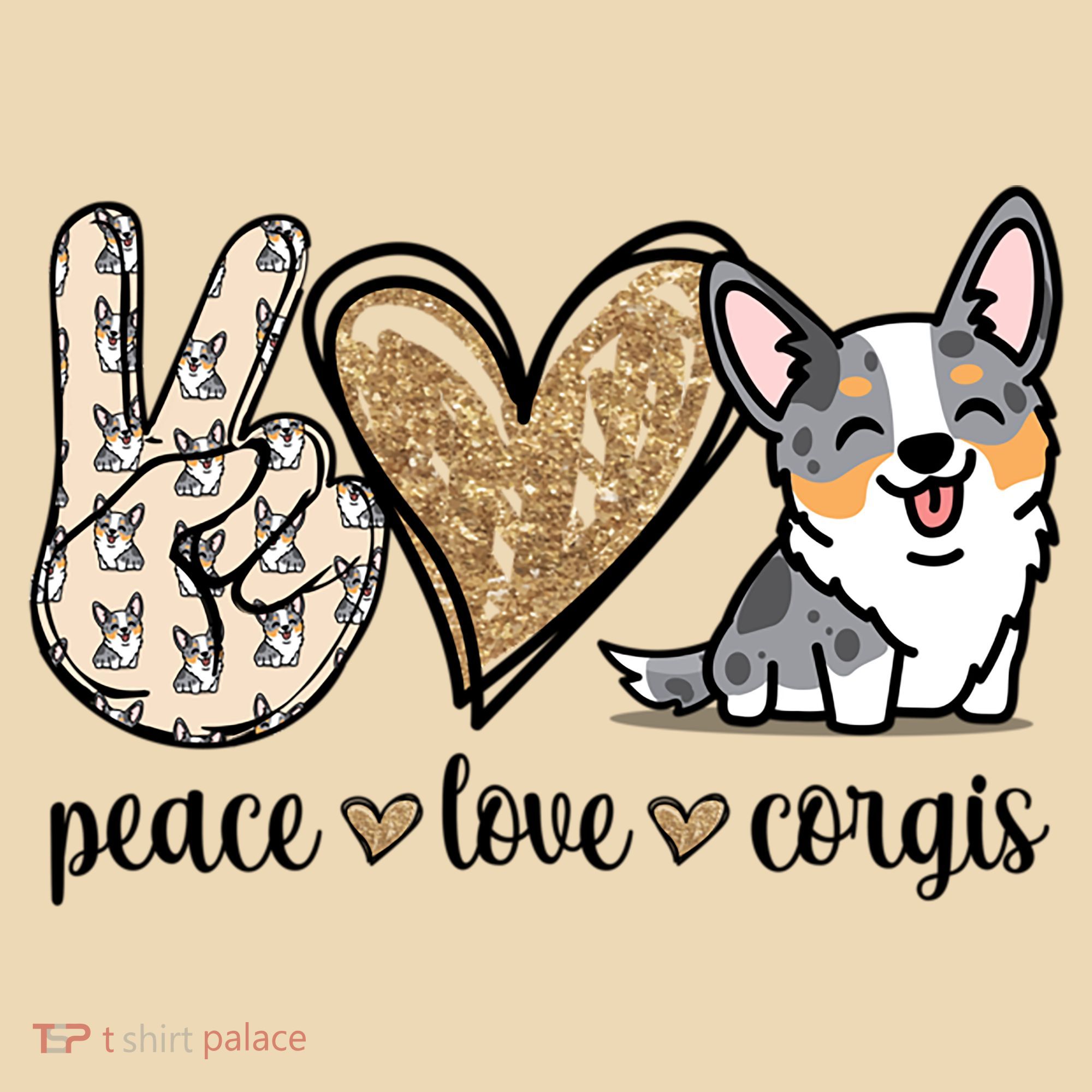 Blue Merle Corgi Gift Tote Bag