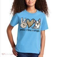 Blue Merle Corgi Gift Kids T-Shirt thumb 2