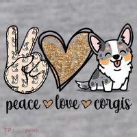 Blue Merle Corgi Gift Infant Fleece One Piece thumb 2