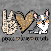 Blue Merle Corgi Gift Toddler Hoodie thumb 2